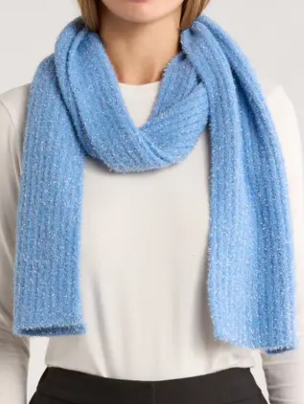 Kate Spade New York tinsel knit scarf